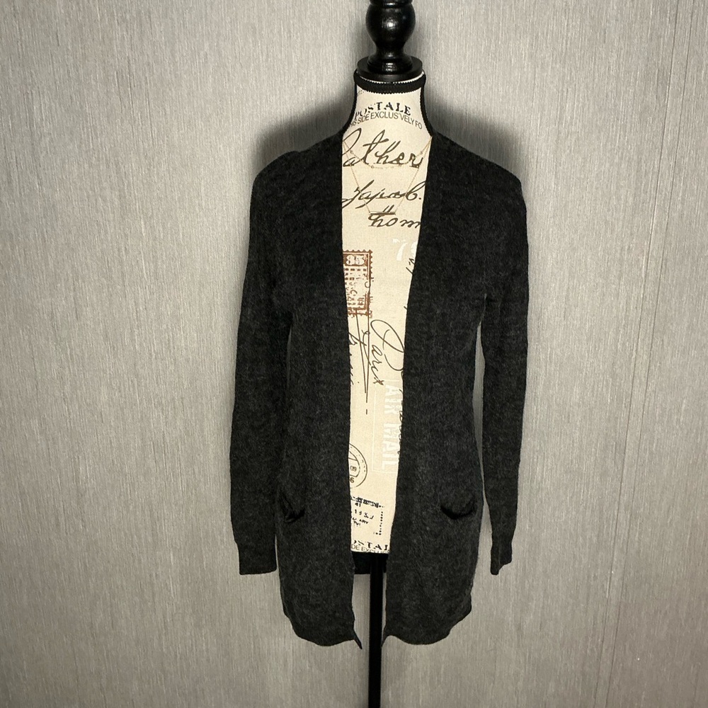 Wilfred Charcoal Knit Cardigan Size XS